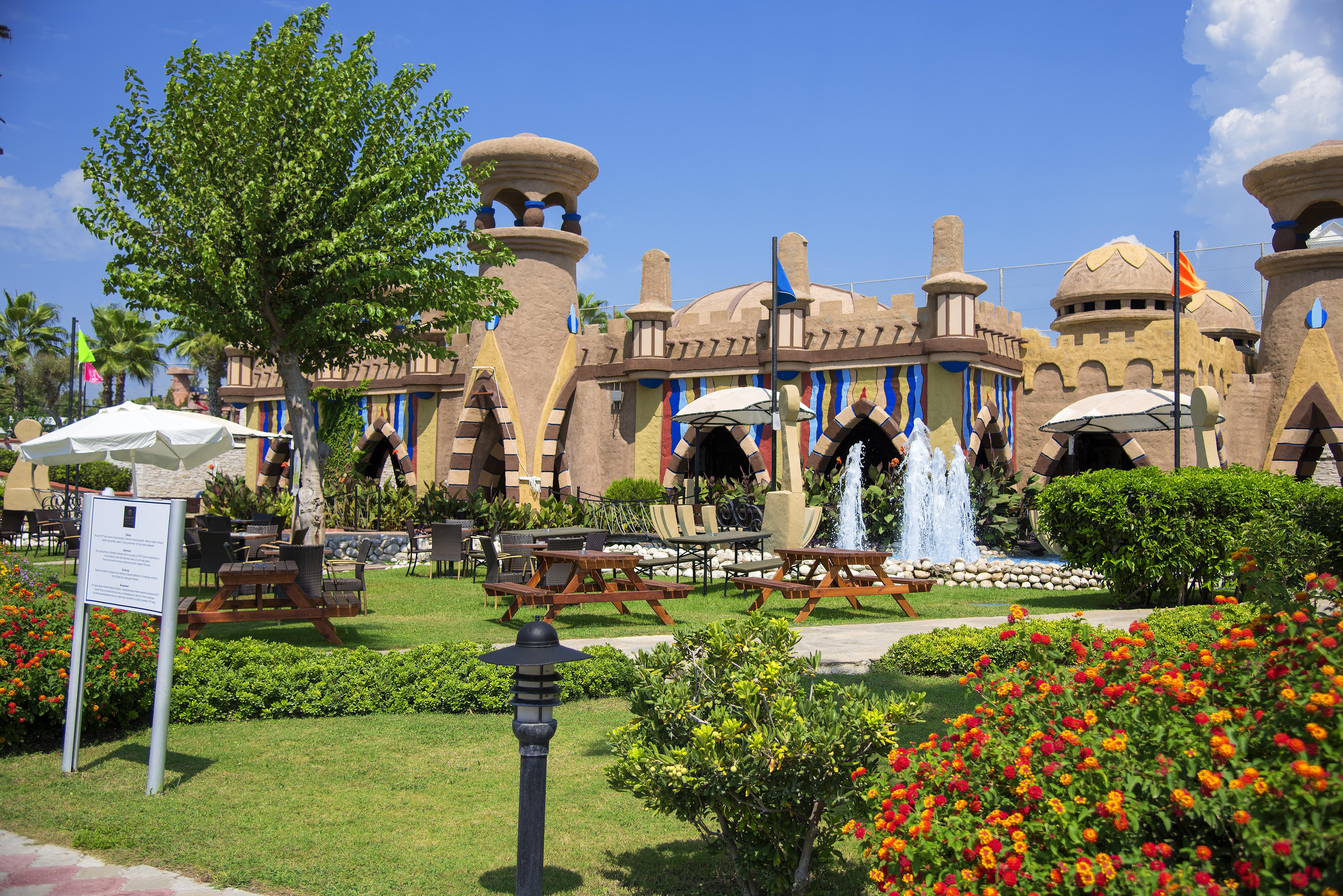 Sentido Kamelya Fulya Hotel & Aqua Colakli Exterior foto The resort's main entrance